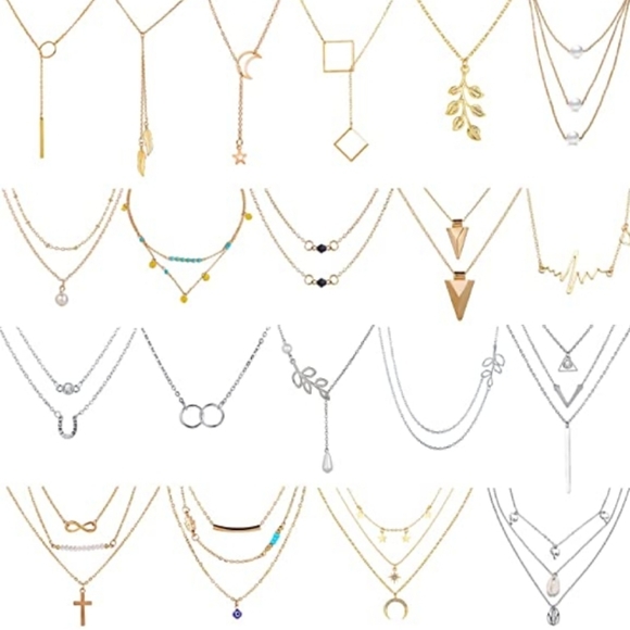 Assortment of Necklaces that Can Be Layered - Picture 1 of 7